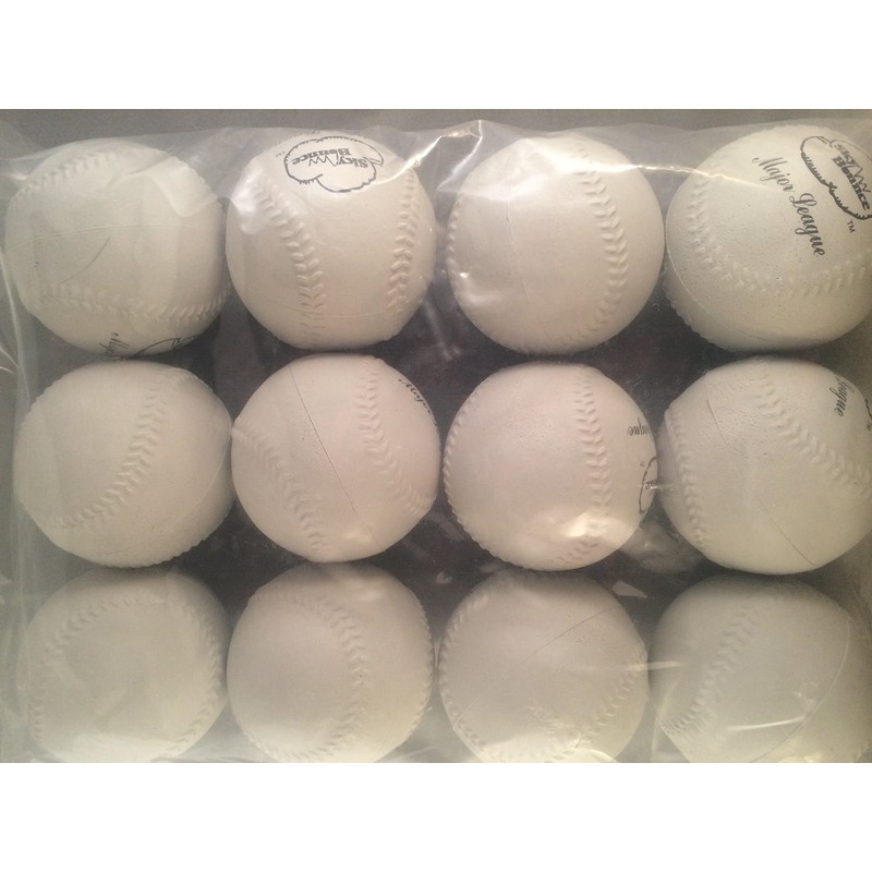 Sky Bounce Sponge Baseball (White, 12-Pack)