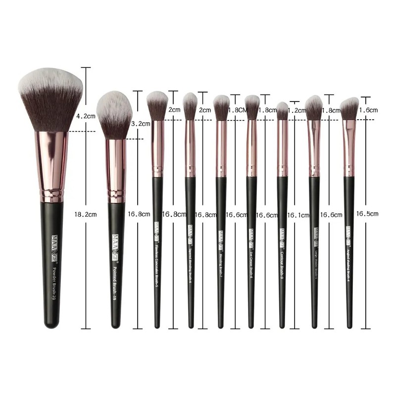 20 Piezas Brochas De Maquillaje Profesional Brochas Maquillaje Maange Set