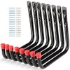 Moundnaik 8 x Wall Mount Hooks 24.5cm Garage Hanger for