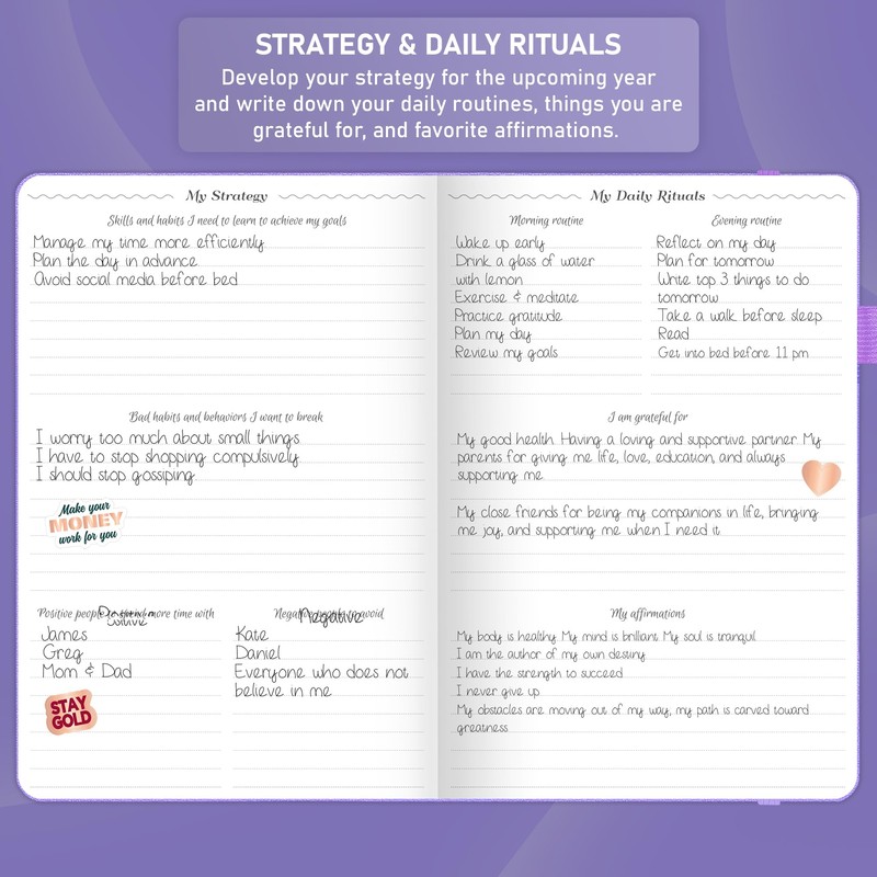 GoGirl Weekly Schedule Planner – Hourly Work & Life Planner