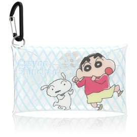 Crayon Shinchan0004 Clear Multi Case, Small, Comes with Carabiner, Pouch, Accessories, Coin Purse, Smart Key, Car, Bicycle, Key, Key Case, Earphone Case, Airpods Case, Bag Accessories, Pouch, For Work