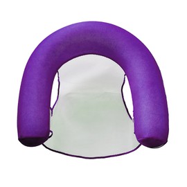 U Seat Inflatable Pool Lounger with Comfortable Sling Seat Folding Inflatable Pool Raft Floaties for Swimming Pool Outdoor Summer Water Fun