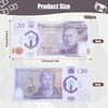 100 PCS £20 Prop Money, Fake Money Stacks Educational Toys