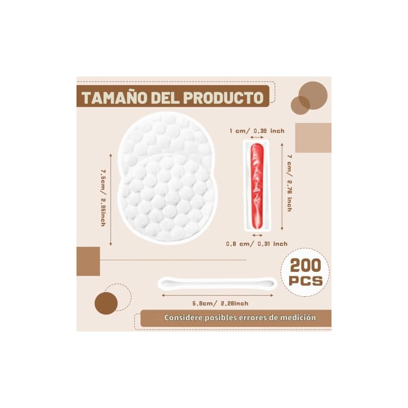 Tondiamo - Juego de 200 piezas de cambiador de hotel