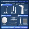 Electric Tonsil Stone Remover Vacuum USB Rechargeable, 6 Suction Levels