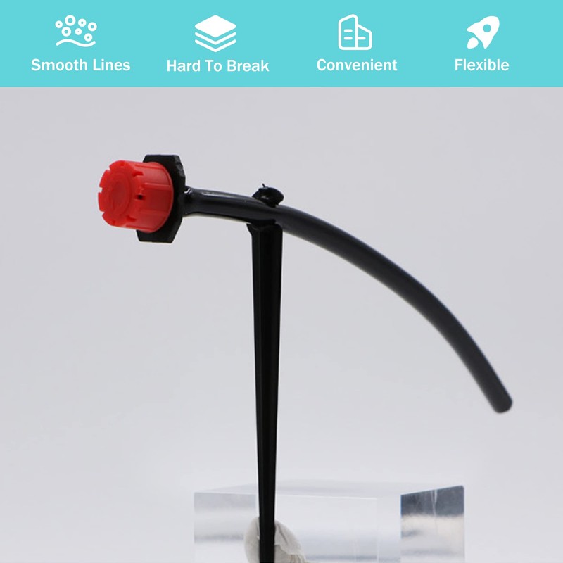 QIUMING 100 Stück Micro Drip System Pipe Holders Drip Irrigation