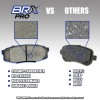 BRX PRO Front Ceramic Brake Pads for 1996-1998 Nissan Pathfinder