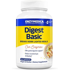 Enzymedica Digest Basic 30 Capsules x3