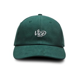 VICE Golf Dad Hat Green | Golf Cap | One Size fits All | Unisex