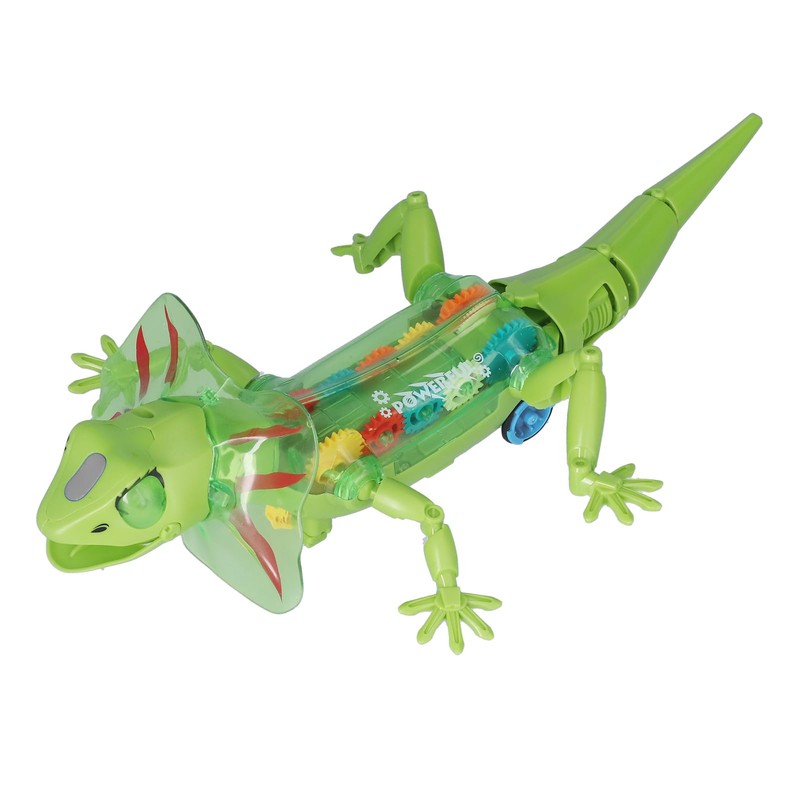 Srliya Walking Lizard Model Electric Detachable Lizard Toy Gift with