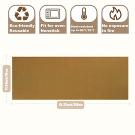 Jadeshay - Rollo de teflón PTFE para playera de prensa de calor, 30x100cm cinta de calor de papel de teflón para sublimación, cinta de transferencia resistente al calor, antiadherentes