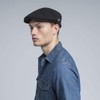 kangol Herren Wool 504 Earlap Mütze, Schwarz, L