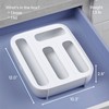 StoraBag Drawer Food Bags Dispenser, 4-Slot, Plastic Sandwich Bag Organizer