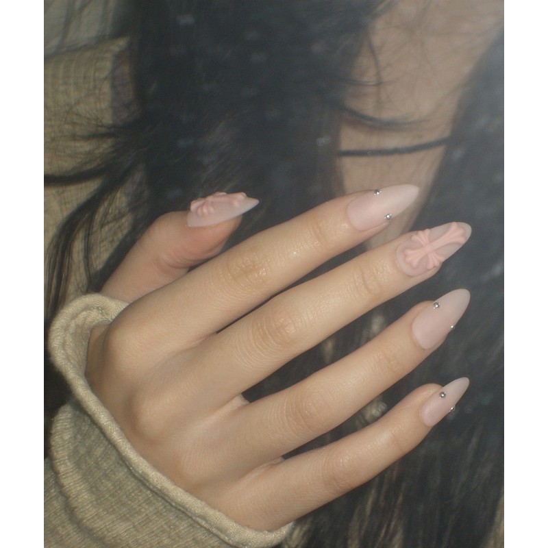 King Chrome Hearts handmade nail tips (2 types to choose