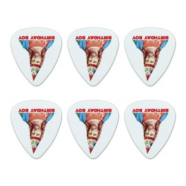 Jesus Birthday Boy Novelty Guitar Picks Medium Gauge - Set of 6