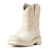 ARIAT Women's Fatbaby Western Boot, Distressed Ivory, 10
