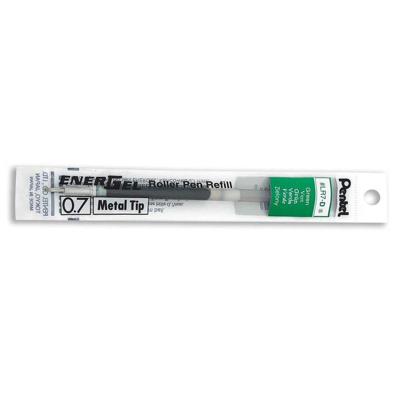Pack of 3&nbsp;Pentel LR7&nbsp;Energel Liquid Roller Refills, Point 0.7&nbsp;mm, Line
