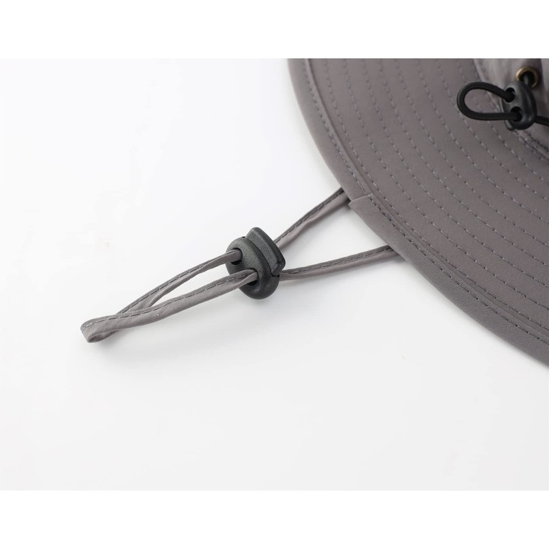 Connectile Unisex Outdoor Mesh Safari Hat, Solid, Wide Brim, UV