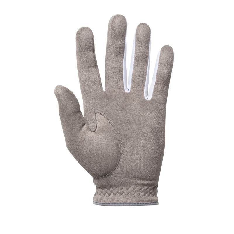 FootJoy Women's RainGrip Golf Glove, White/Grey, Small, Pair