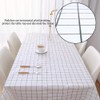 Tablecloth, PVC Oil Proof Dining Kitchen Tablecloth End Table Cloth