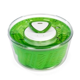 Zyliss Easy Spin 2 AquaVent Large Salad Spinner - Salad Spinner with Pull Cord - Salad Bowl for 4 to 6 Servings - Manual Vegetable and Fruit Dryer - Vegetable Spinner with Brake - Green, Large