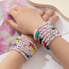 yongder Clay Bead Friendship Bracelets for Women (Polyester)