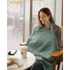 Blissful Diary Muslin Nursing Cover for Breastfeeding, Breathable Breastfeeding Cover