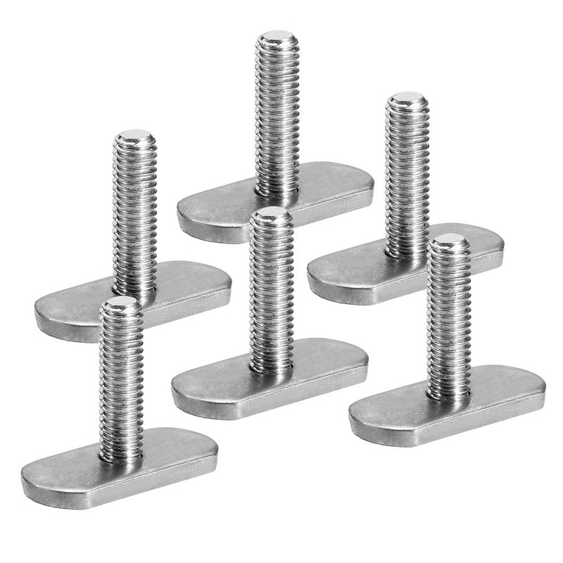 Walmeck 6Pcs Kayak Rails Screws Bolts Hardware Parts for Kayak
