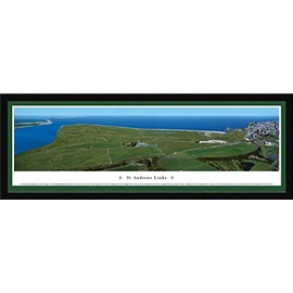 St Andrews Links - Blakeway Panoramas Golf Posters with Select Frame