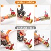 Sieqioor 100 Pack 1/2 Inch(17.5mm) PEX Cinch Clamps, Stainless Steel