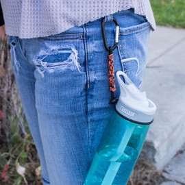 Paracord Water Bottle Sling - Multiple Colors - Great for Hiking, Walking, On-The-Go Person