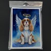 Caroline's Treasures Cavalier Spaniel My Angel Greeting Cards Pack of
