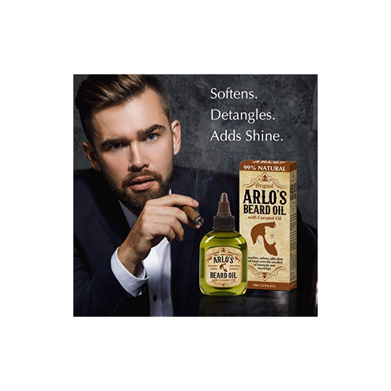 Arlo's Pro Growth Beard Oil - Bergamot Juniper 2.5 oz.