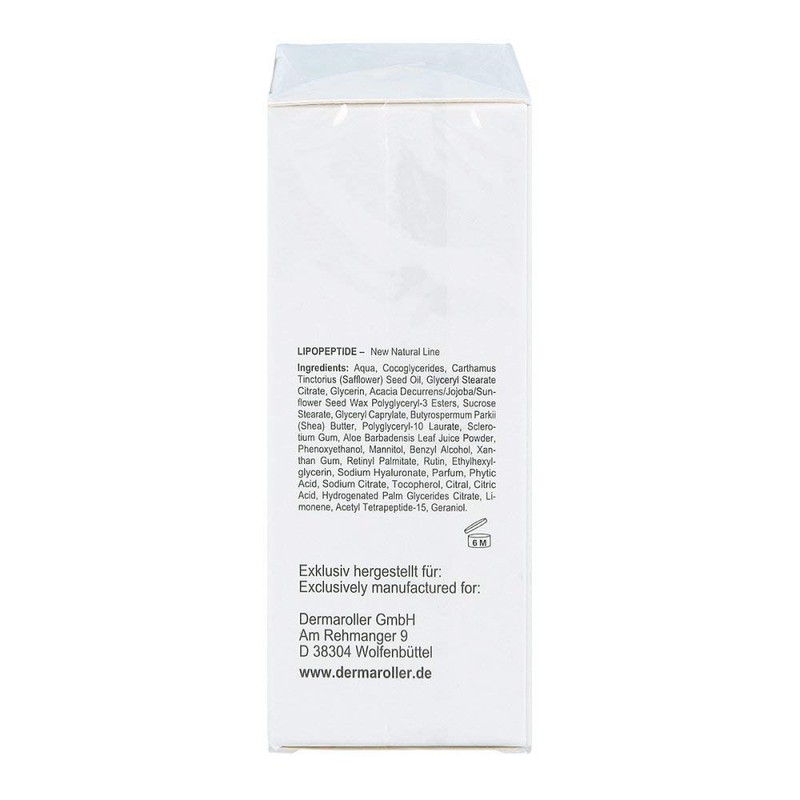 DERMAROLLER New Natural Line Lipopeptide Cream 30 ml Cream