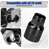 QMLING Bicycle Crank Extractor Puller, Bike Crank Removal Tool Set,