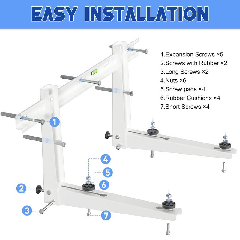 Mini Split Wall Mounting Bracket for 7000-18000BTU Mini Split Brackets