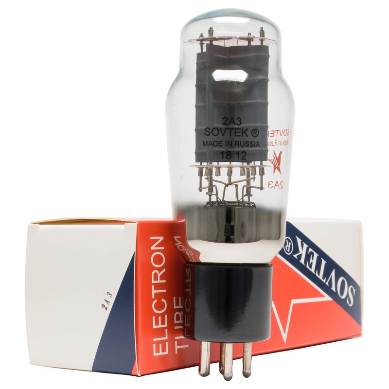 SOVTEK 2A3 /MP Matched 2-Pack ST Direct Heat 3-Pole Tube