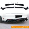 Joyoto For Ford Mustang 2018-2021 Glossy Black Rear Diffuser +