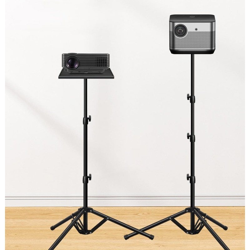 Projector Stand Tripod Type [ Lightweight Aluminum and Foldable ]