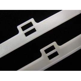 50 Vertical Blind Top Hangers for 89 mm (3.5 Inch) Slats, White,Spare Parts For Repair