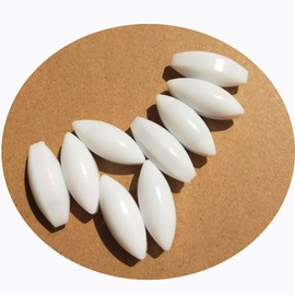 Varillas magnéticas para agitar mezclador PTFE (10 x 25 mm, forma de oliva, 10 unidades)