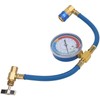 Car R134A Air Conditioning Coolant Hose Pressure Gauge 0‑250psi Fluoridize