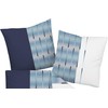 Janine Maco Satin Cushion Cover 80 x 80 cm Blue