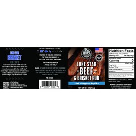 PIT BOSS 40322 Lonestar Beef Brisket Rub Grill Spices, Multicolored