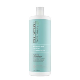 Paul Mitchell Clean Beauty Hydrate Conditioner, Acondicionador Intensamente Nutritivo, Mejora la Manejabilidad, Para Cabello Seco, 1 Litro