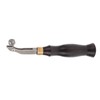 Leather Creaser 0.5mm Regulable Screw Ebony Handle Arc Design Stainless