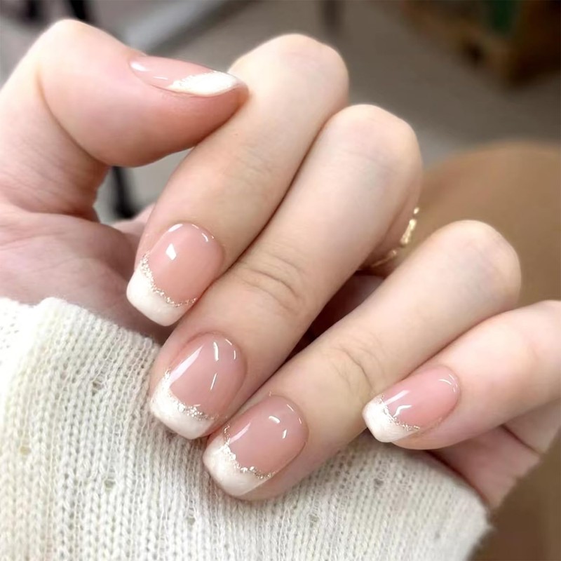 6 Pack (144pcs) Nail Tips Popular Medium Design, NIUANIUA Short