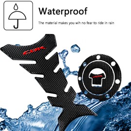 REVSOSTAR Tank Protector, Tank Pad Decal Stickers, Tank Side Traction Pad, Anti Slip sticker, Traction Side, Fuel Knee Grip Decal for CBR 600RR 2003-2006