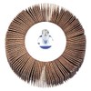 1-1/2 Mounted Abrasive Flap Wheel, Coated, 1-1/2 Width, 1/4 Shank