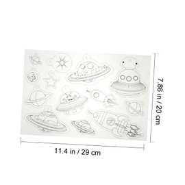 FELTECHELECTR 1set Practical Heat Shrink Tool Kit Unique Shrinky Art Films Heat Shrink Sheets for Creative Crafts Safe Material Imagination and Manual Skills